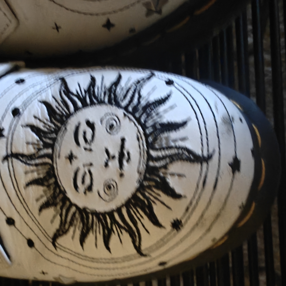 Dr. Martens 1461 Cosmic White and Black Loafers